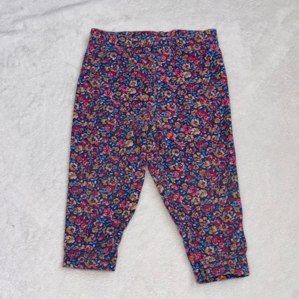 (3 for $10) carters 9 month Floral baby Leggings baby girl clothing